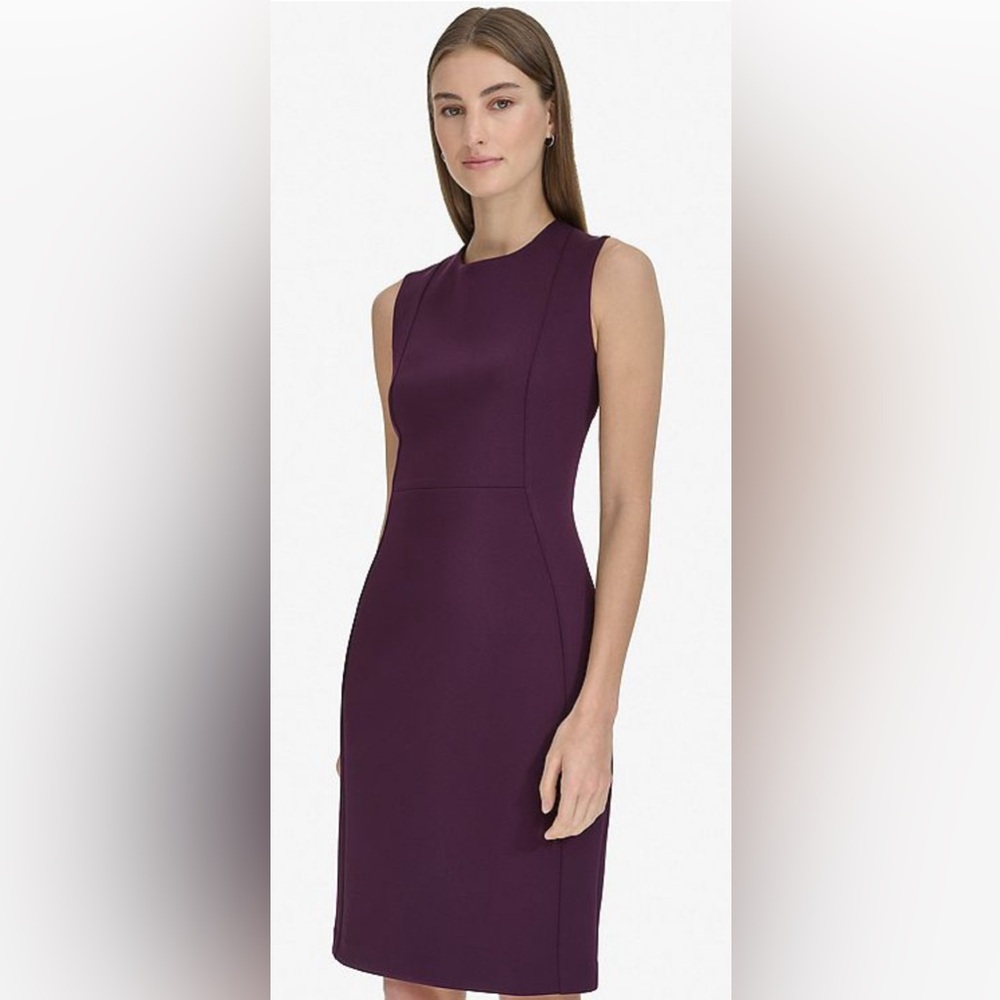 Mark Andrews Elegant maroon Sleeveless Dress size 10